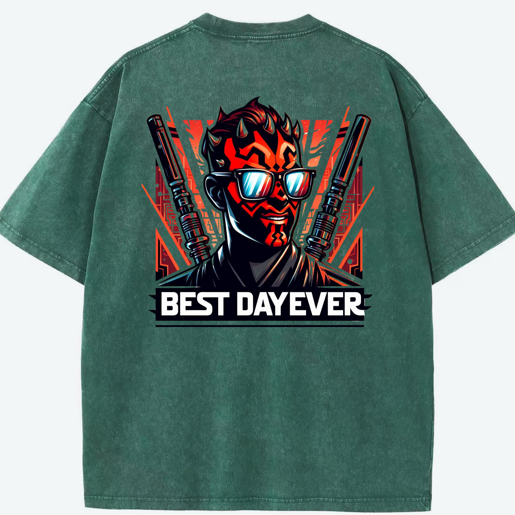 （画像用） スター・ウォーズ Star Wars 綿100% ヴィンテージ風 半袖Tシャツ（背面プリント）